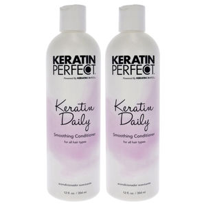 Keratin Daily Conditioner - Pack of 2 by Keratin Perfect 12 oz Conditioner